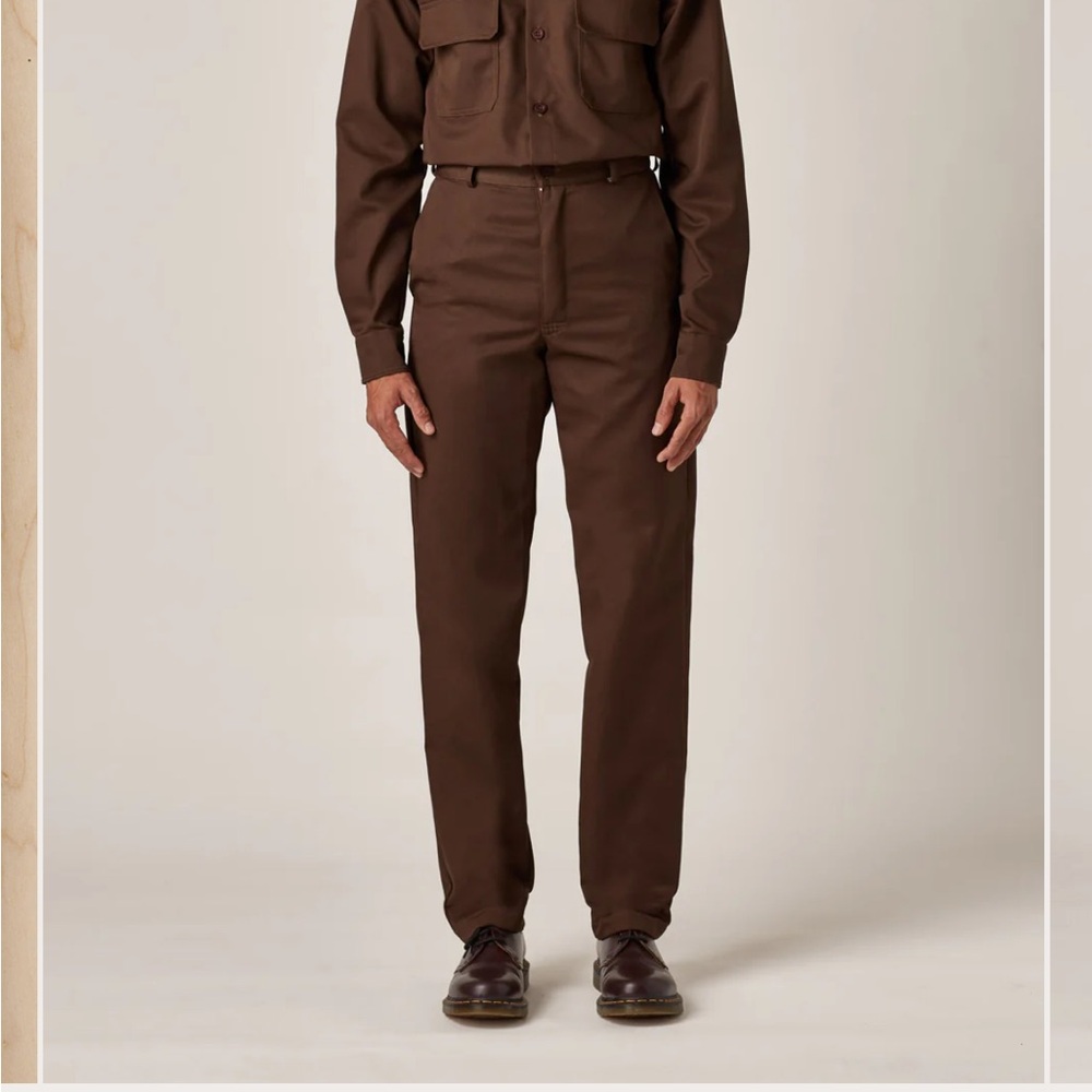 Rosa Rugosa Brown Gwynne Pant